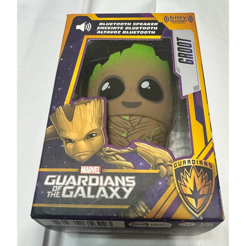 Groot Guardians of the Galaxy Mini Speaker Bitty Boomers New in Box Marvel
